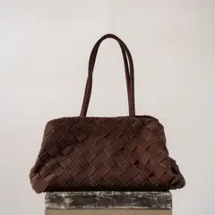 LEATHER BAGS - Cartera Catalonia Mujer Café