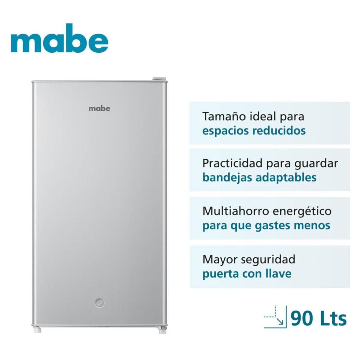 MABE - Frigobar 90 Litros Inox RMF04LRX1 Mabe