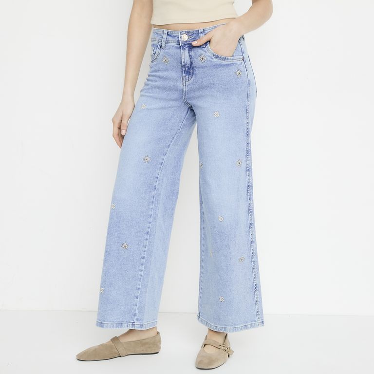 Jeans Wide Leg Mujer