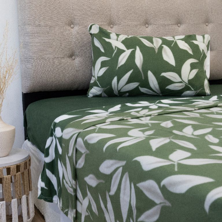 Sábana Polar Estampada Neb 1.5 Plazas D9
