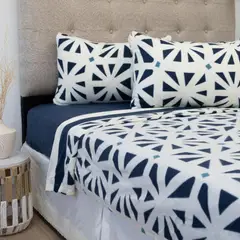 DORAL - Sábana Polar Estampada Neb King D5