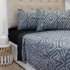 DORAL - Sábana Polar Estampada Neb King D3