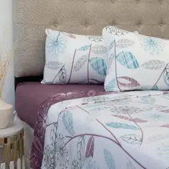 DORAL - Sábana Polar Estampada Neb King D1