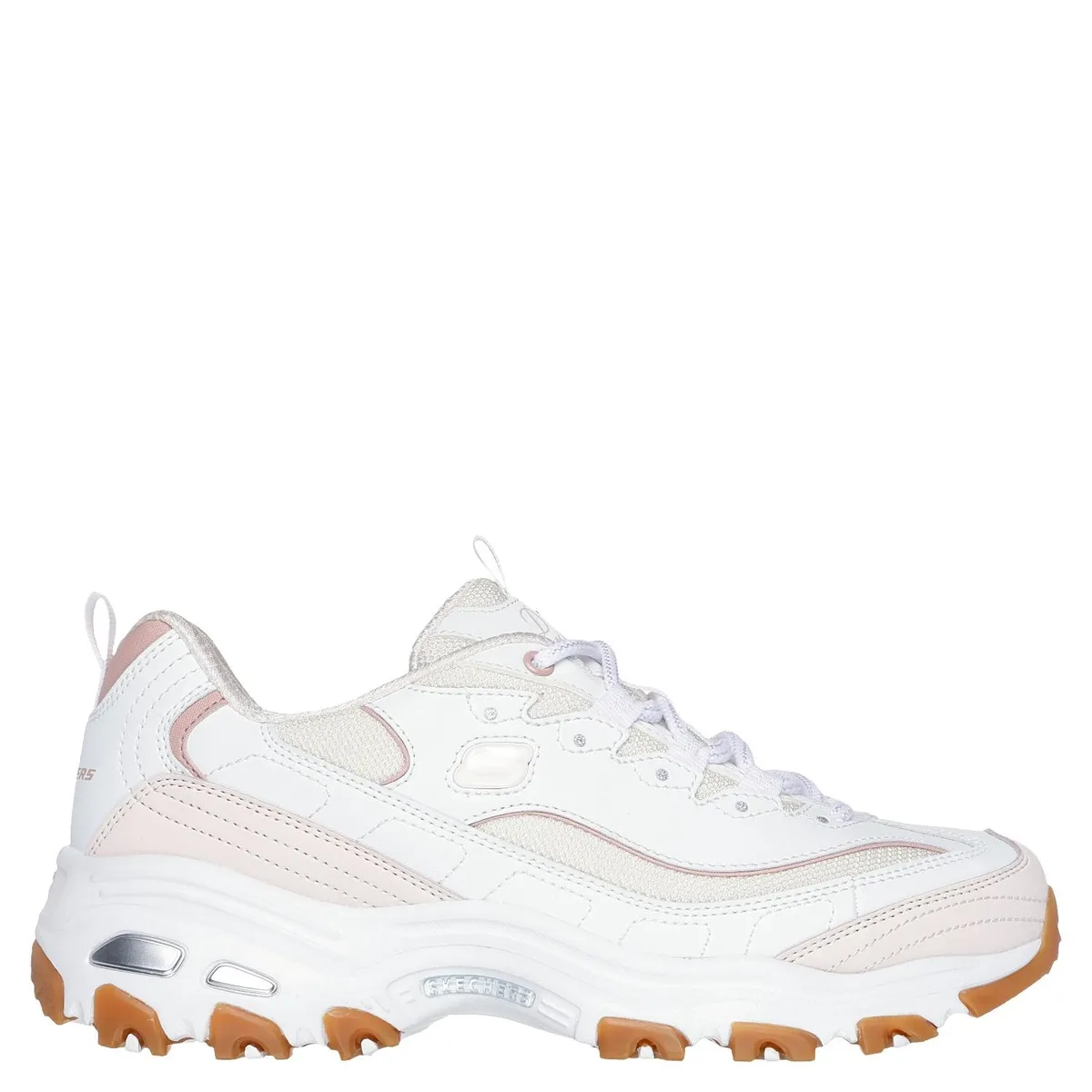 SKECHERS - Zapatilla Urbana Mujer Cuero Blanco Skechers