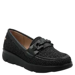 AZALEIA - Mocasín Mujer Negro
