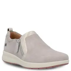HUSH PUPPIES - Zapatilla Urbana Mujer Cuero Gris
