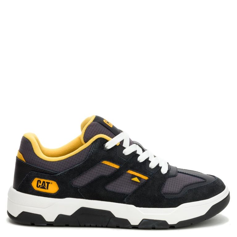 Zapatilla Urbana Hombre Cuero Negro