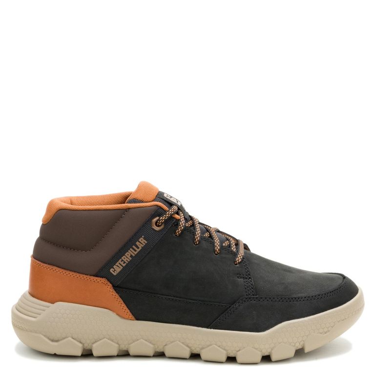 Zapatilla Urbana Hombre Cuero Negro
