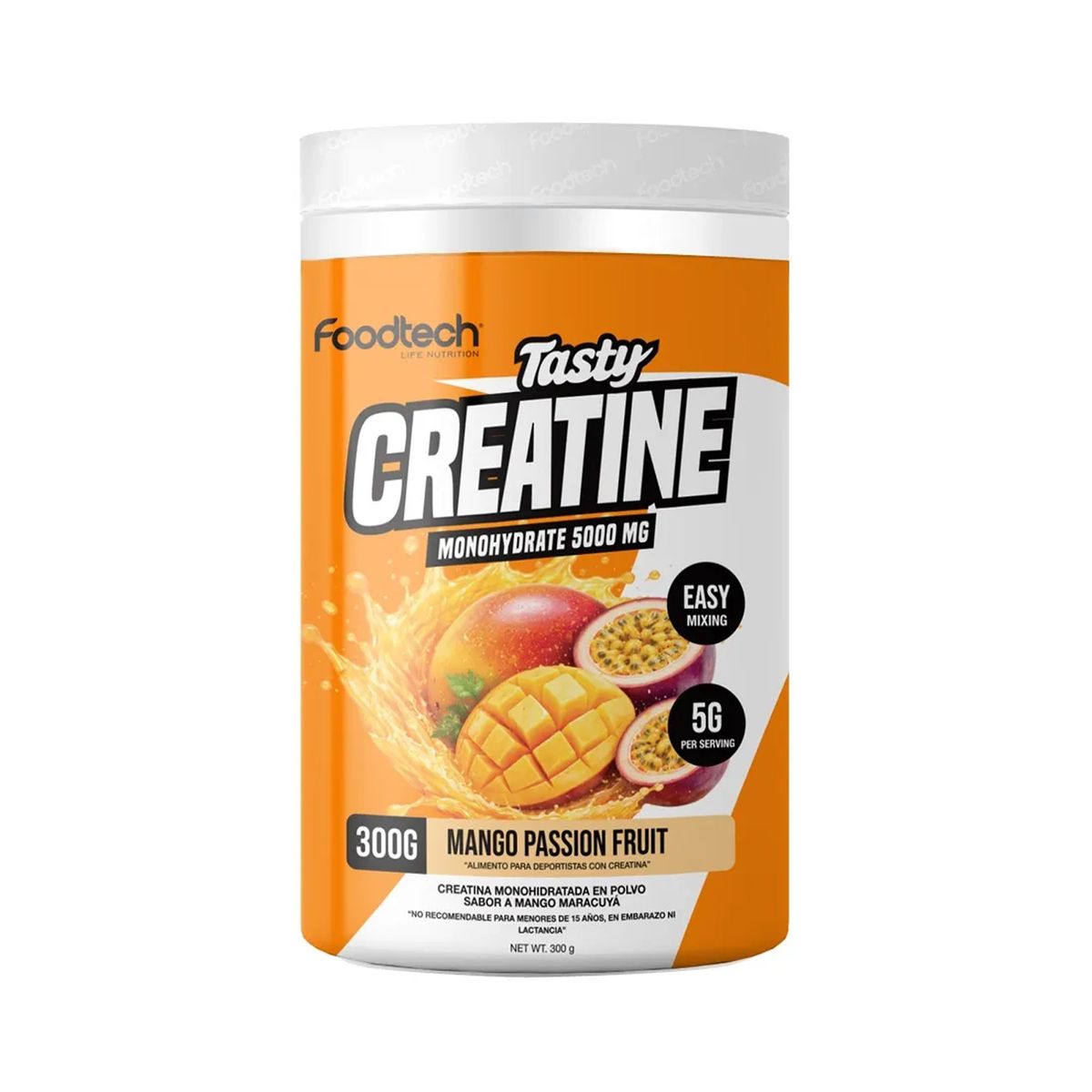 FOODTECH - Tasty Creatine Monohydrate 300g Mango