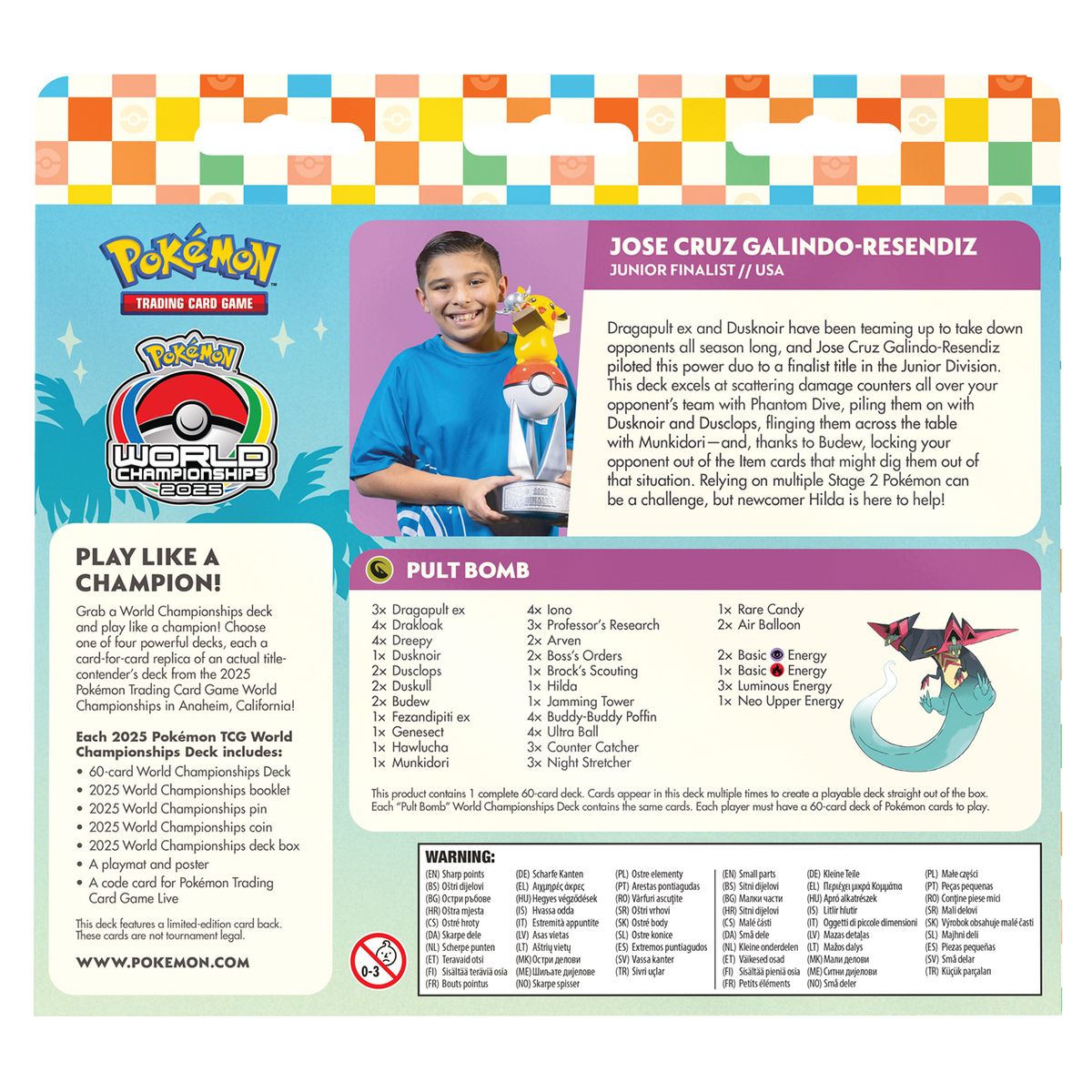 POKEMON - Pokemón World Championships Deck 202