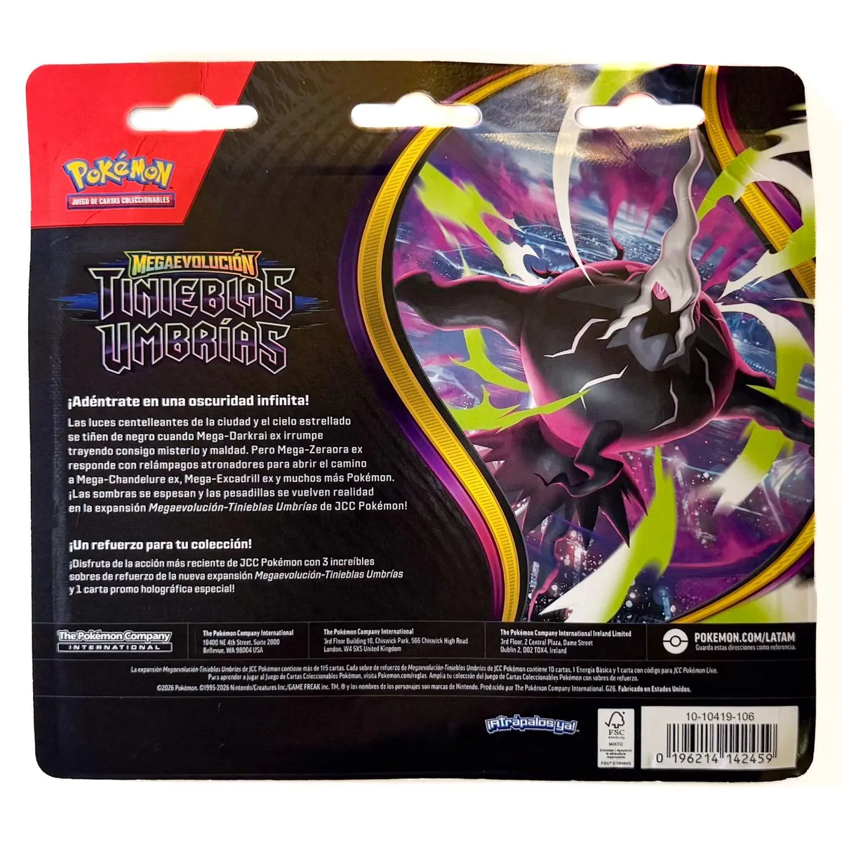 POKEMON - Pitch Black 3 Pack Blister E Pokemon