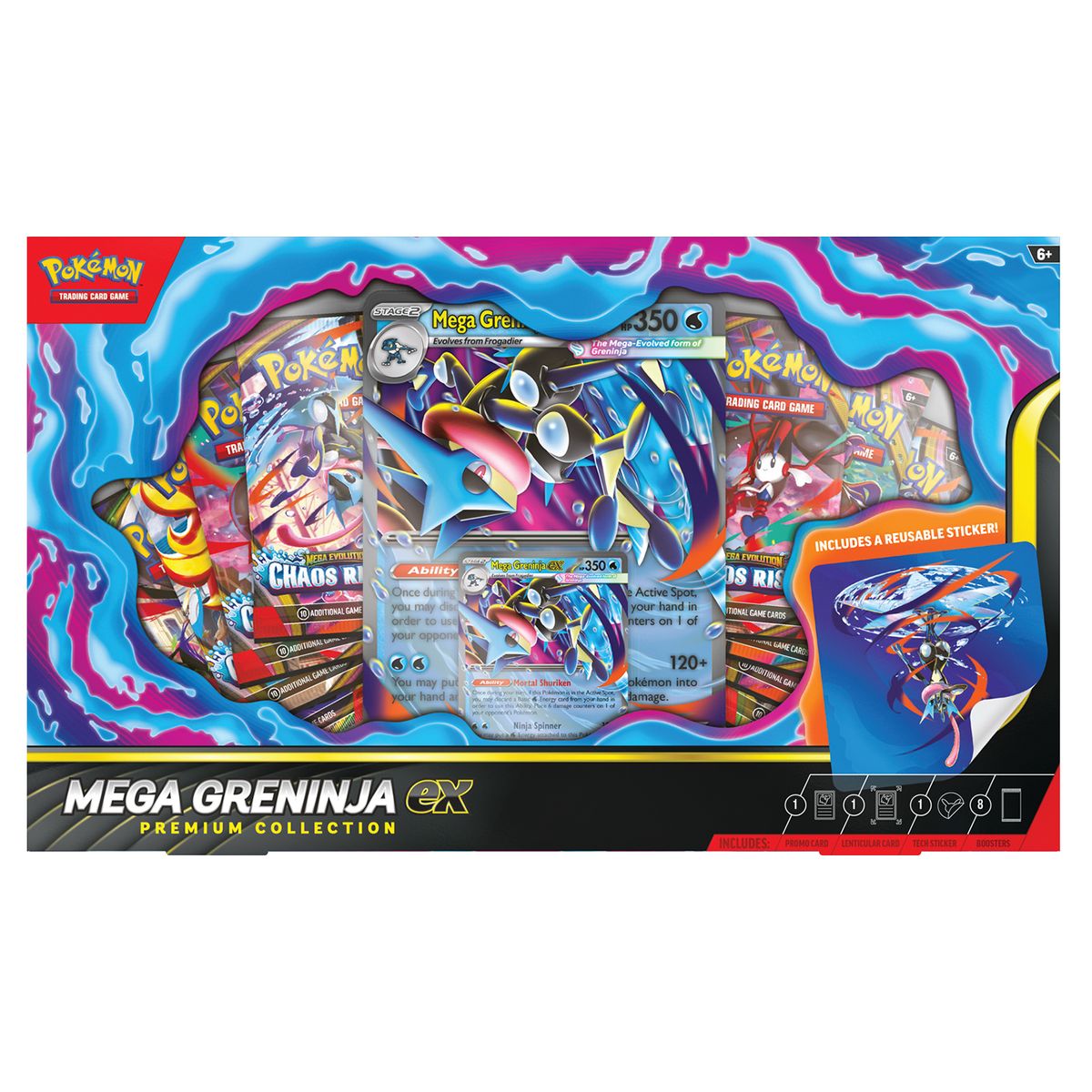 POKEMON - Mega Greninja Ex Premium Col Pokemon
