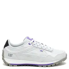 CAT - Zapatilla Urbana Mujer Cuero Gris