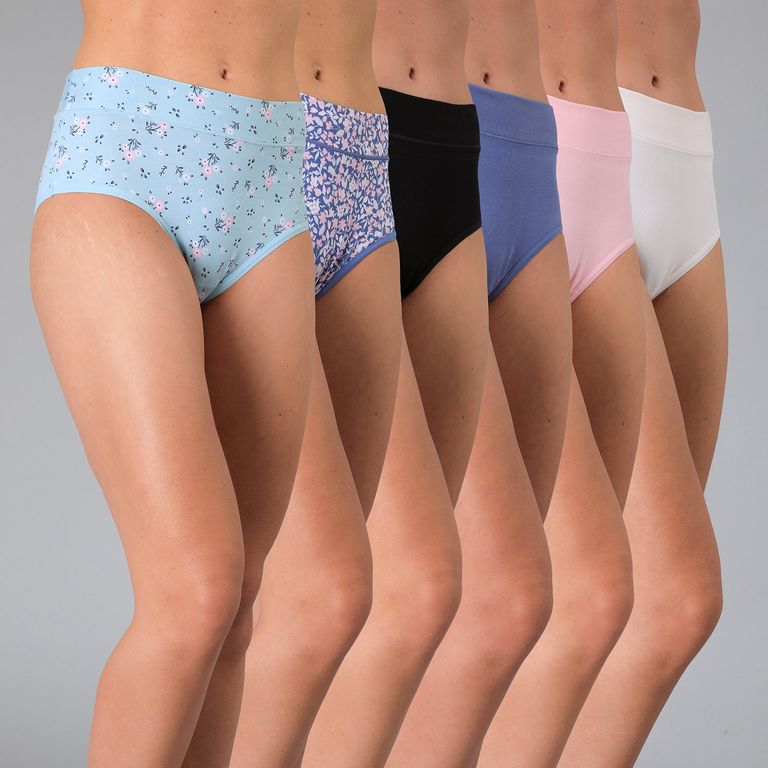 Pack De 6 Calzones Bikinis Mujer Algodón