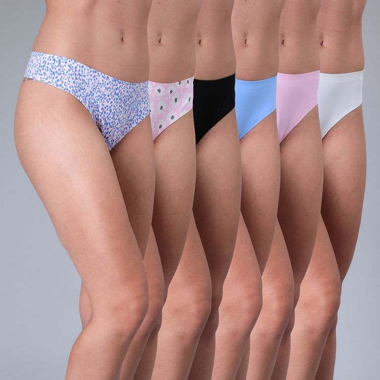 Pack De 6 Colaless Mujer Algodón