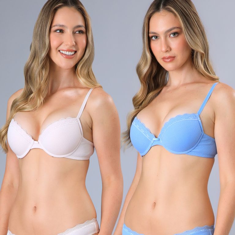 Pack De 2 Sostenes Mujer Algodón