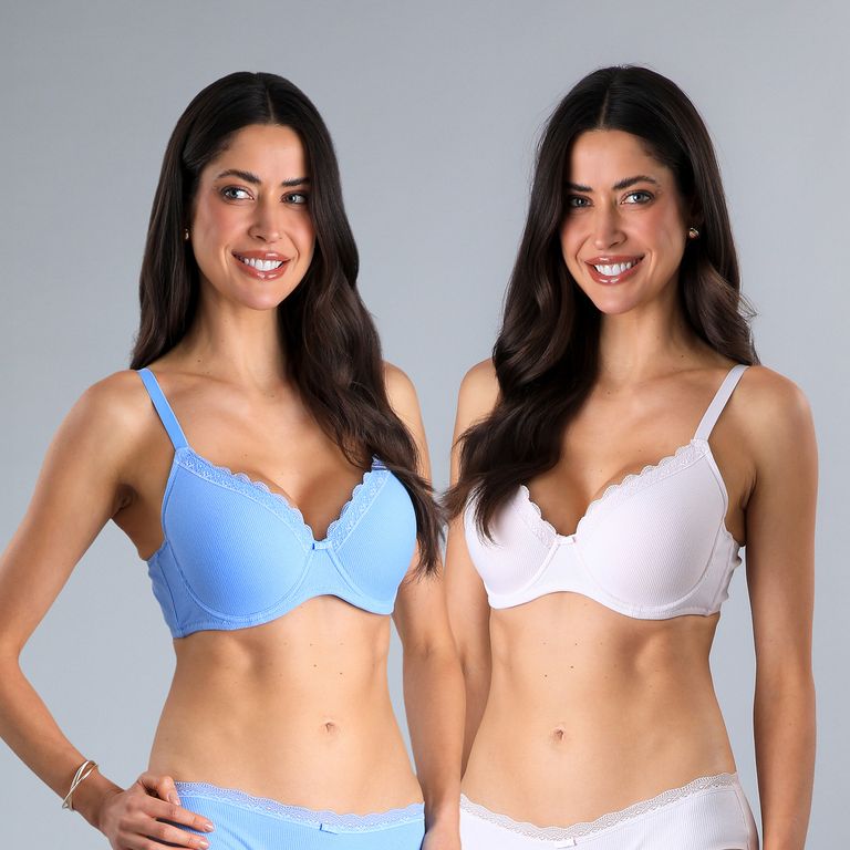 Pack De 2 Sostenes Mujer Algodón