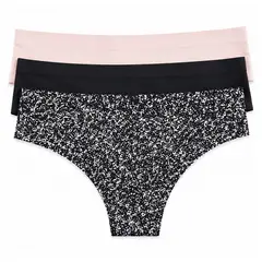 FLORES - Pack De 3 Calzones Bikinis Mujer