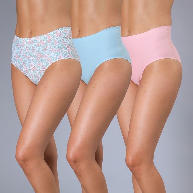 Pack De 3 Calzones Tiro Alto Mujer