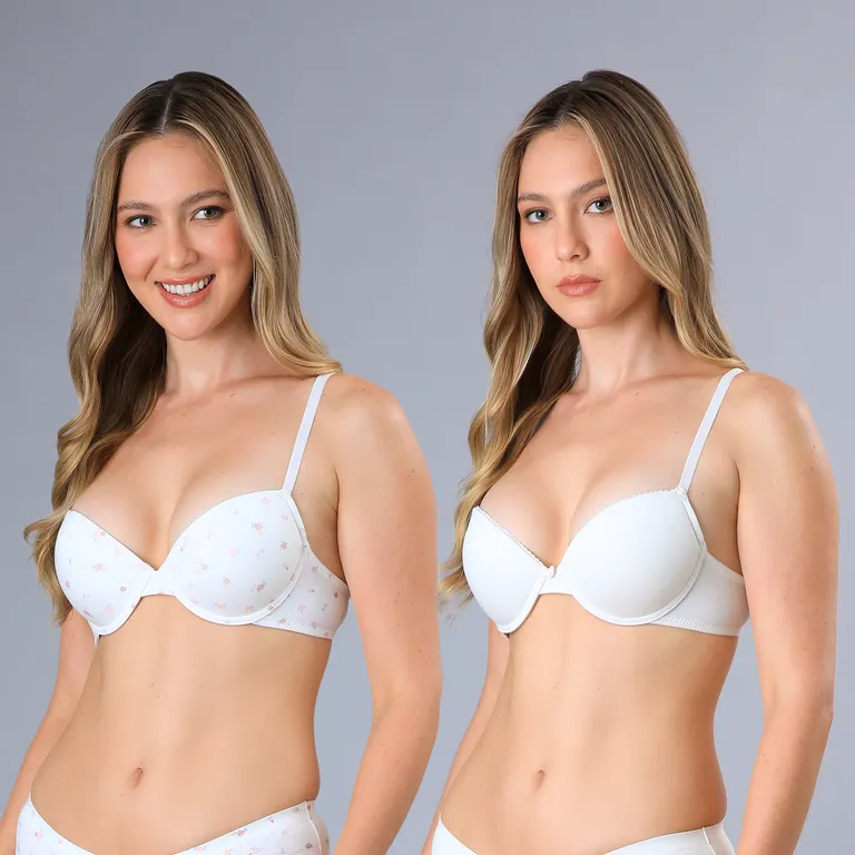 Pack De 2 Sostenes Mujer Algodón