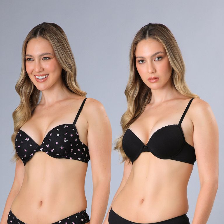 Pack De 2 Sostenes Mujer Algodón