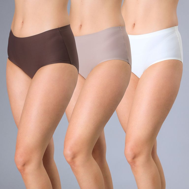 Pack De 3 Calzones Tiro Alto Mujer