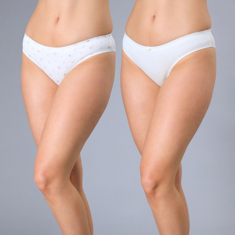Pack De 2 Calzones Bikinis Mujer Algodón