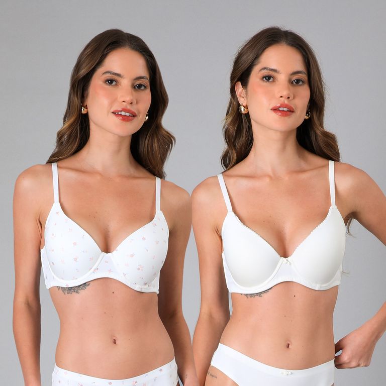 Pack De 2 Sostenes Mujer Algodón