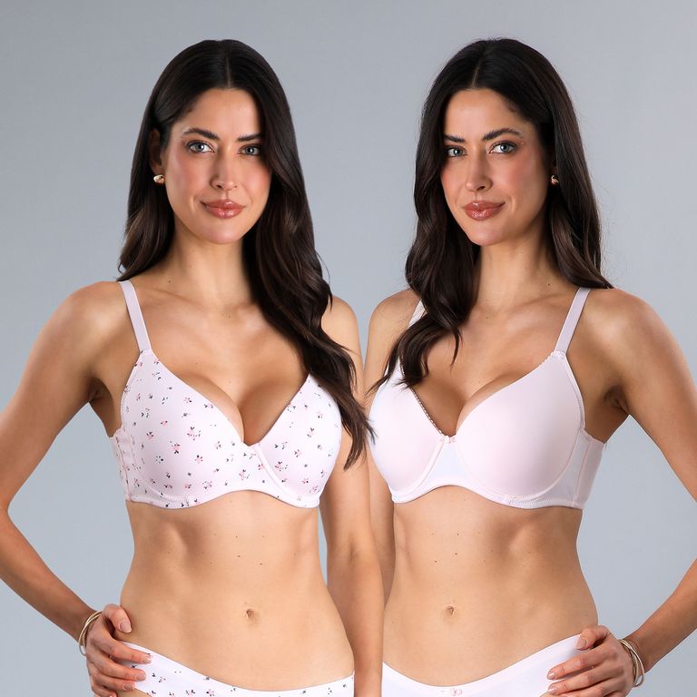 Pack De 2 Sostenes Mujer Algodón
