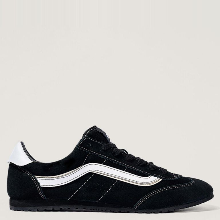 Super Lowpro Zapatilla Urbana Mujer Cuero Negro