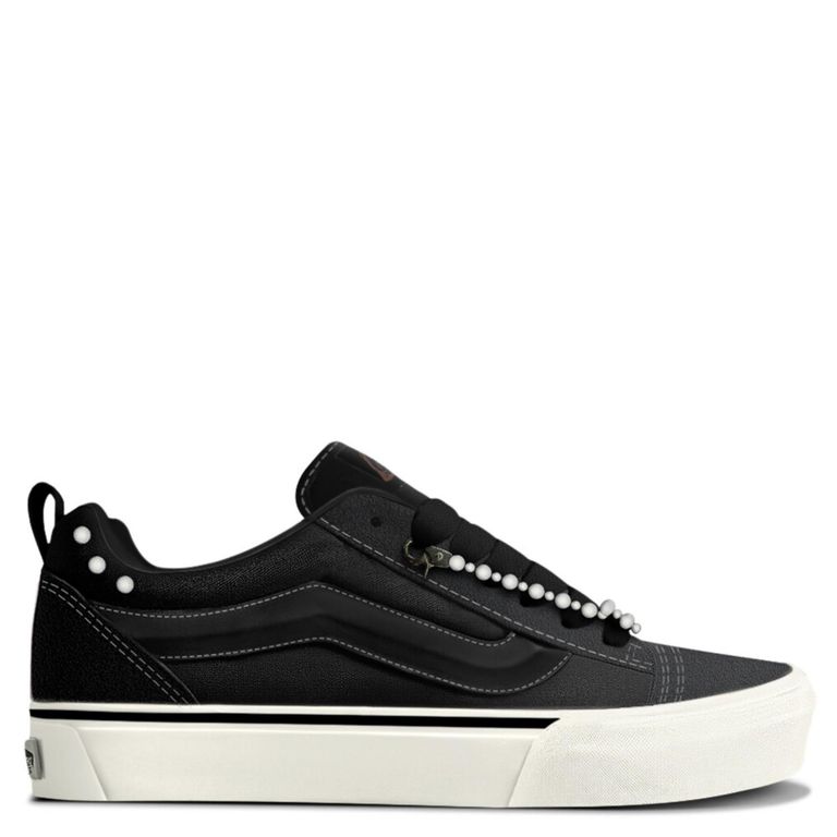 Knu Skool Zapatilla Urbana Mujer Cuero Negro