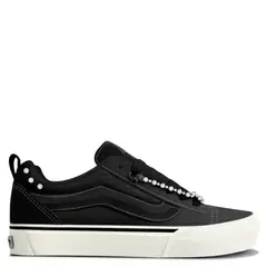 VANS - Knu Skool Zapatilla Urbana Mujer Cuero Negro