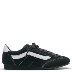 VANS - Super Lowpro Zapatilla Urbana Mujer Cuero Negro