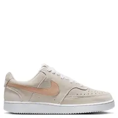 NIKE - Court Vision Zapatilla Urbana Mujer Cuero Blanco