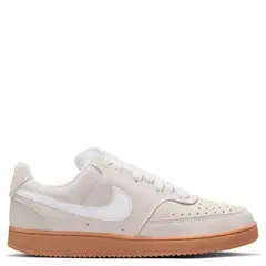 NIKE - Court Vision Lo Fl Zapatilla Urbana Mujer Cuero Blanco