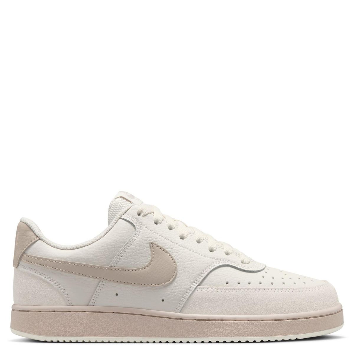 NIKE - Court Vision Lo Suede Zapatilla Urbana Mujer Cuero Negro Nike