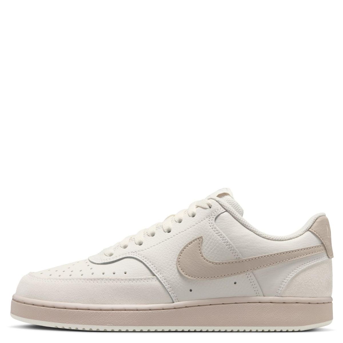 NIKE - Court Vision Lo Suede Zapatilla Urbana Mujer Cuero Negro Nike