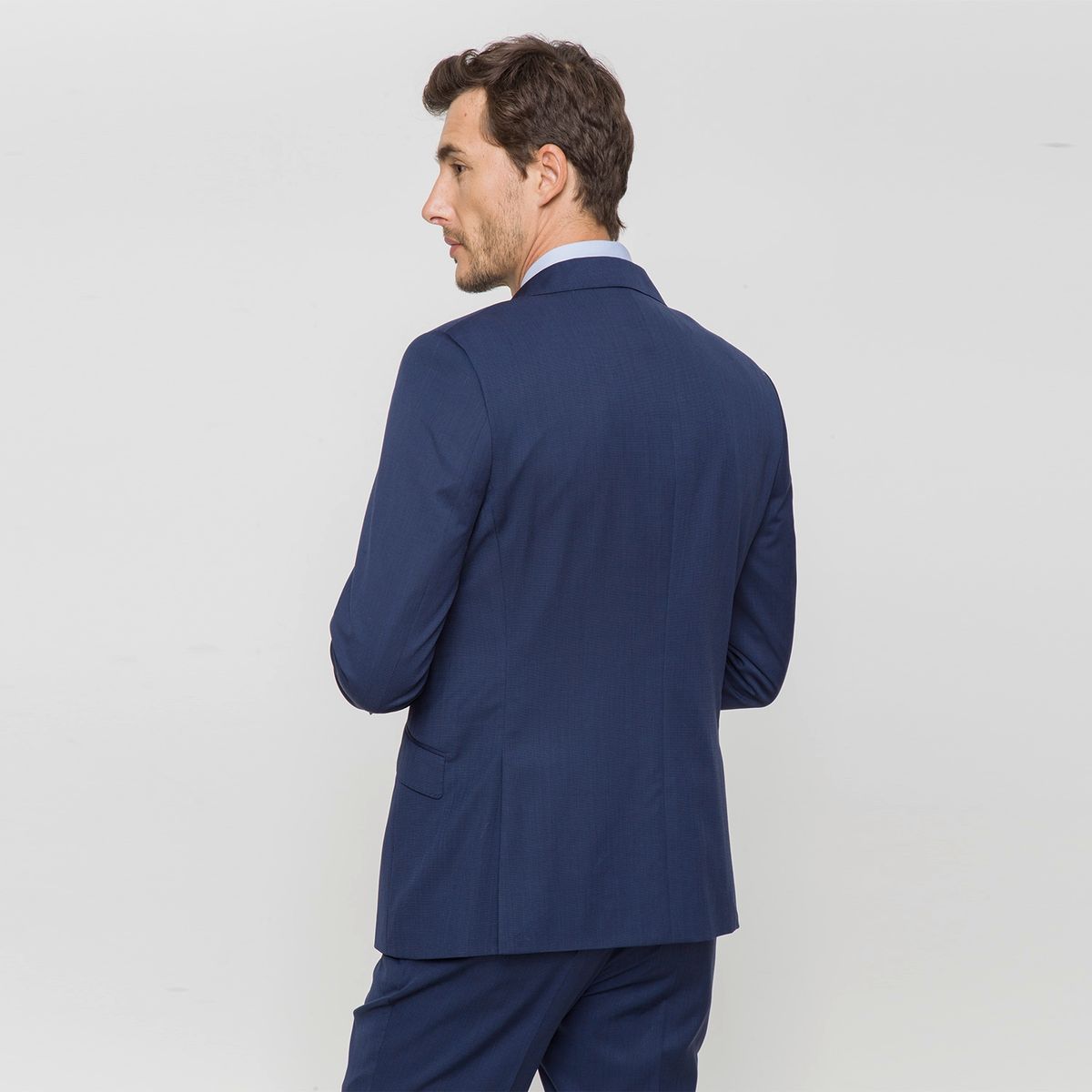 LA MARTINA - Chaqueta Traje Formal Hombre Lana Slim Fit La Martina