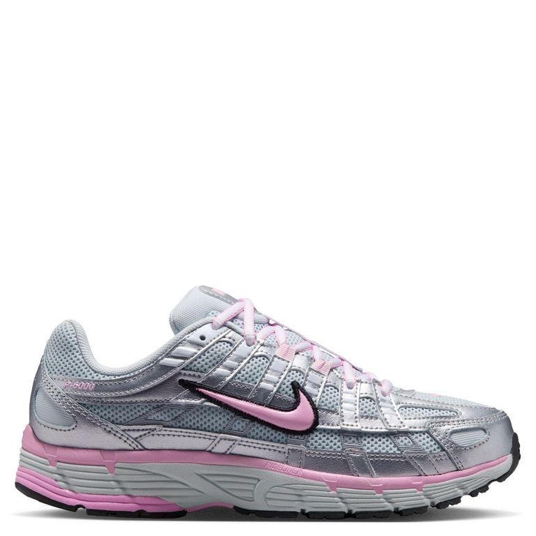 P 6000 Zapatilla Urbana Mujer Cuero Gris