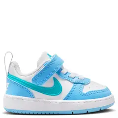 NIKE - Court Borough Low Jes Btv Zapatilla Urbana Niño Blanco (22.5 a 26)