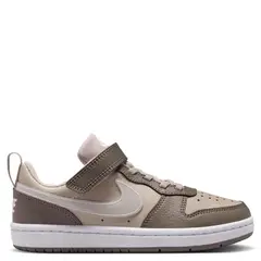 NIKE - Court Borough Low Jes Zapatilla Urbana Niño Café (27 a 34)