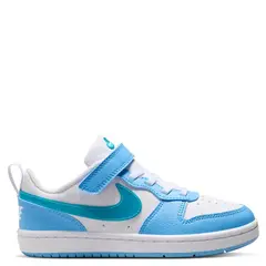 NIKE - Court Borough Low Jes Zapatilla Urbana Niño Blanco (27 A 34)
