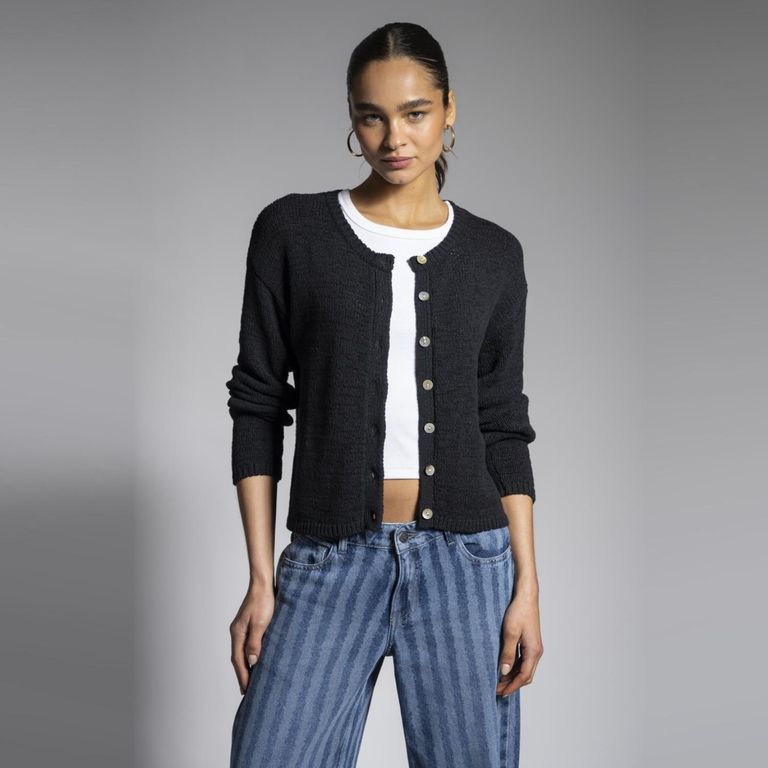 Chaleco Marsella Negro Mujer
