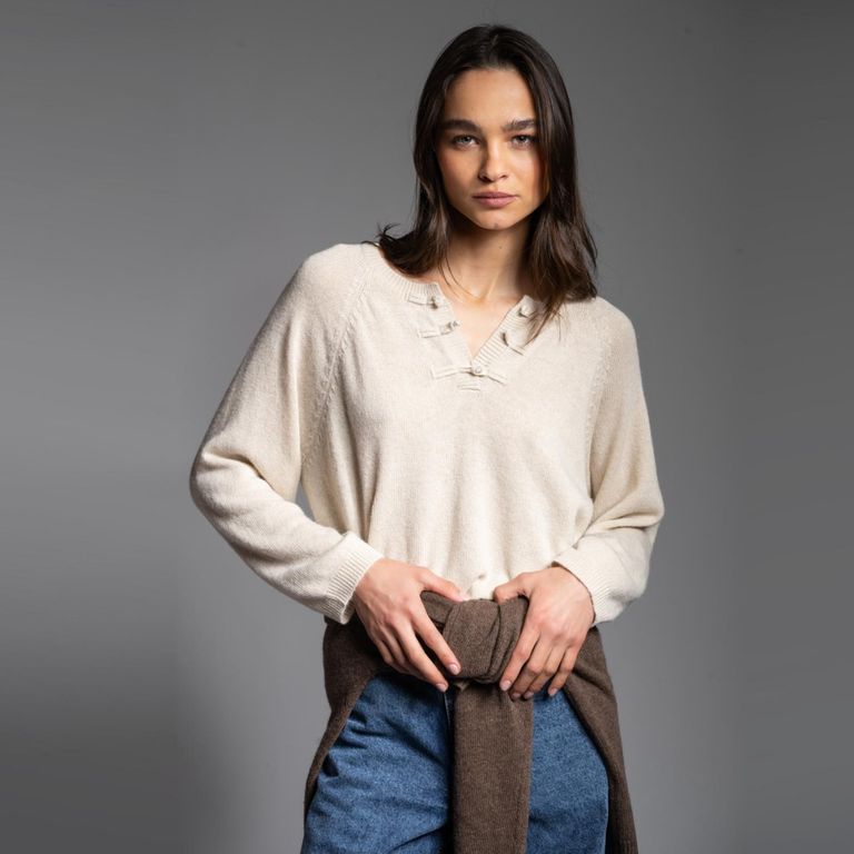 Chaleco Kioto Beige Mujer