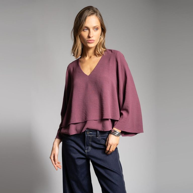 Blusa Adriana Burdeo Mujer