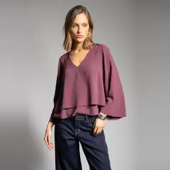 LOLITA LPK - Blusa Adriana Burdeo Mujer