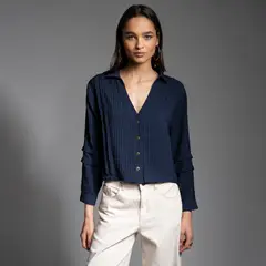 LOLITA LPK - Blusa Allira Mujer Azul
