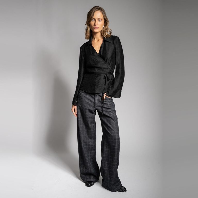 Blusa Ebba Negro Mujer
