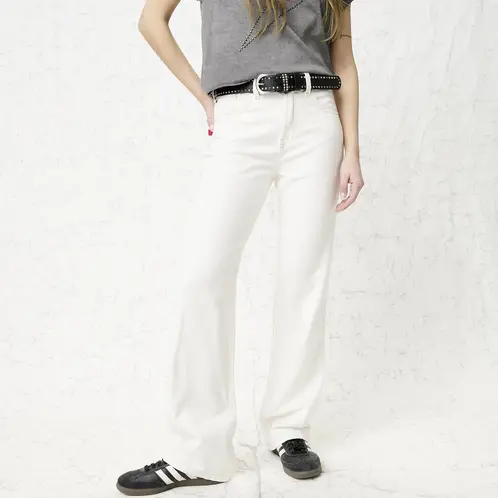 AMERICANINO - Jeans Straight Tiro Alto Mujer