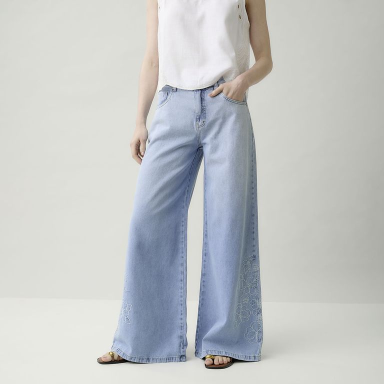 Jeans Mujer Tiro Medio